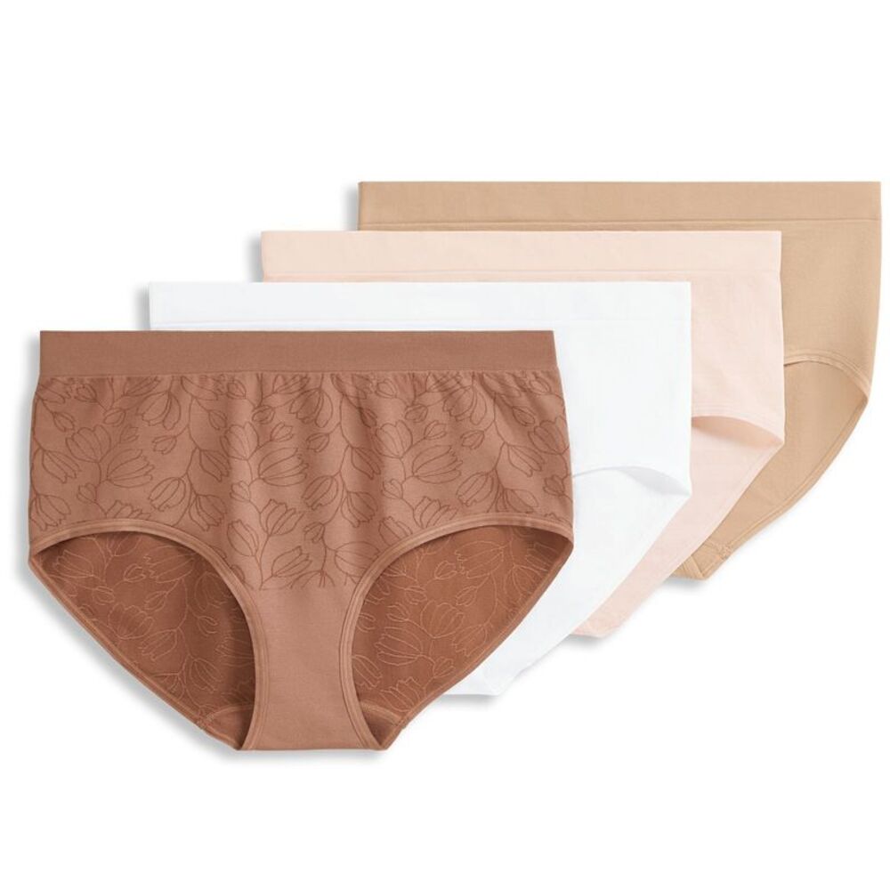 Jockey Women's Panties Sz S Seamfree Brief Panty Multi-colored